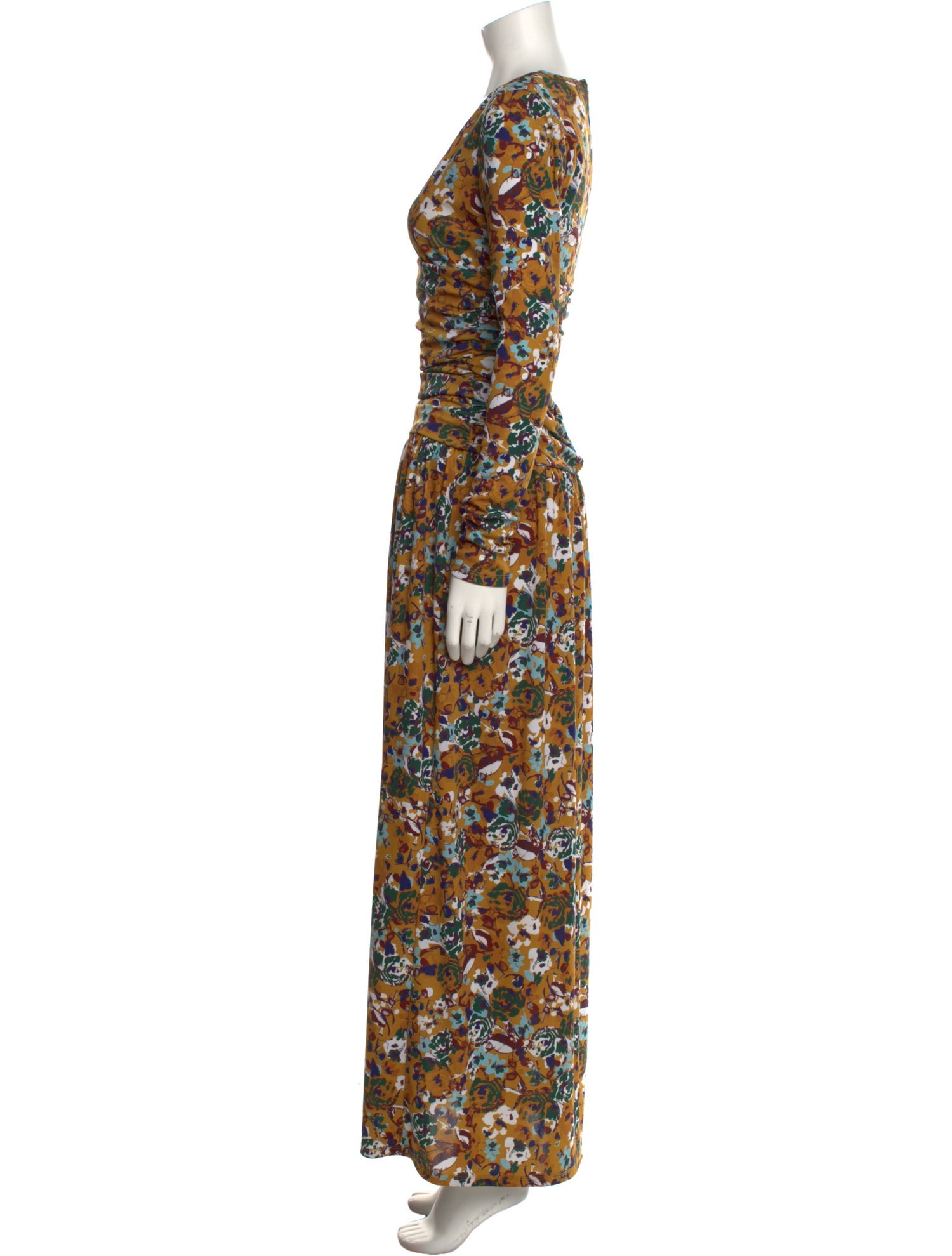 Tanya Taylor Printed Long Dress